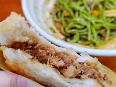 油泼面-手擀菠菜面(西康路店)