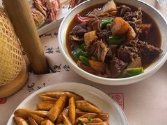 土豆烧老鹅-蟹村草堂·苏式园林人文农家·大闸蟹