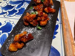 雪花糖醋里脊-绿茶餐厅(布吉万象汇店)