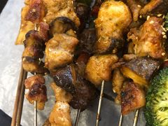 小鸡蘑菇串-蚝火爆·烧烤餐厅