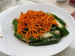 凉拌秋葵-春满园生态餐厅(南宫路店)