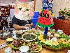 -沐毫傣泐云南菜孔雀宴•手抓饭傣味烧烤(曼听公园店)