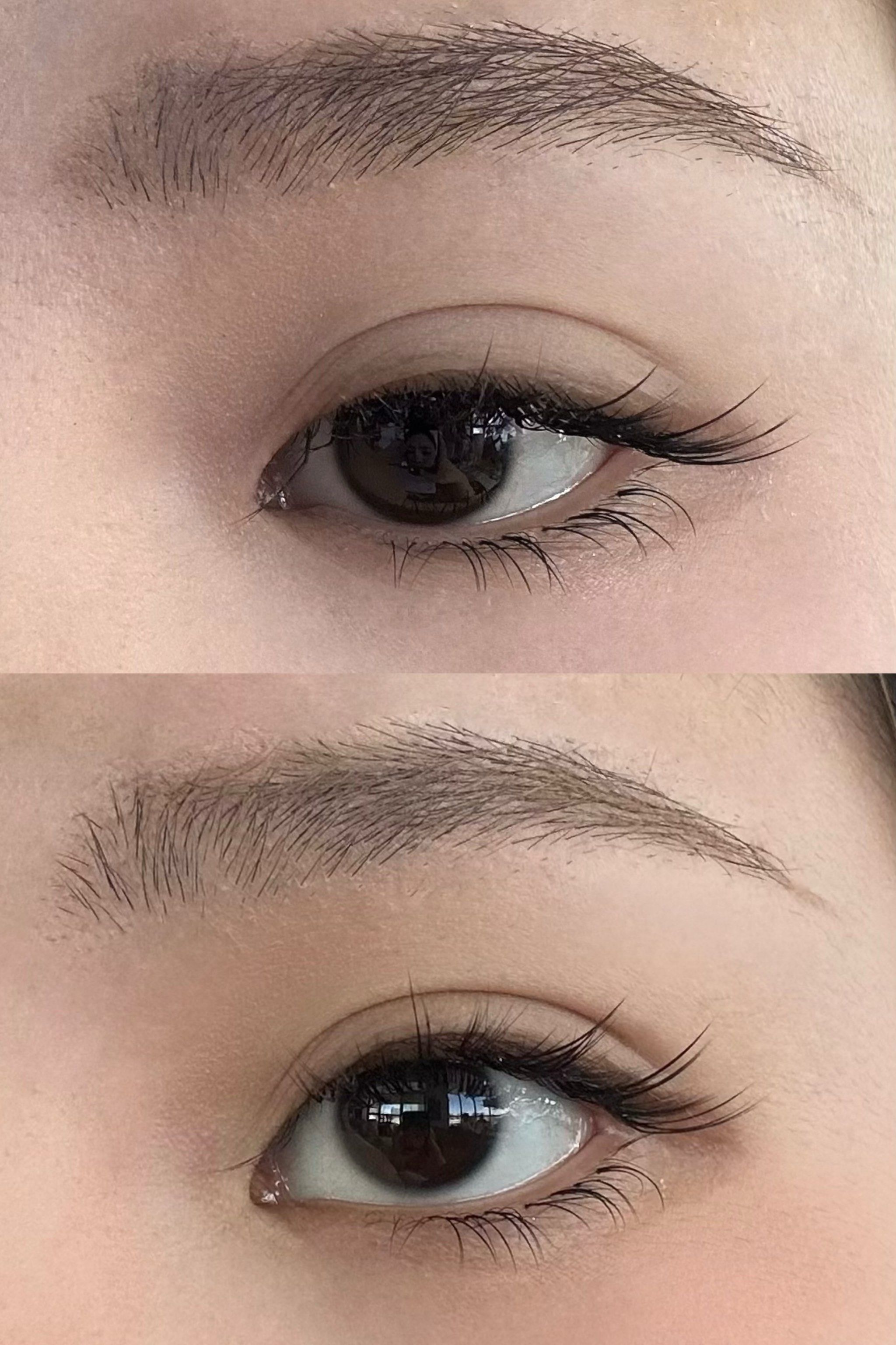 天津美睫狐系睫毛实拍无美颜无滤镜