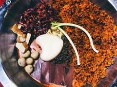 谭血鸭红锅底-谭鸭血老火锅(漳州路店)