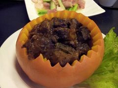 金瓜蒸排骨-和园餐厅