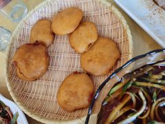 油炸小饼子-天添纸包鸡家常菜