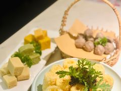 炸豆皮-左庭右院鲜牛肉火锅(浦江欢乐颂店)