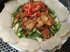 回锅肉夹饼-苏浙徽·江南荟·本味融合菜(相城方圆里店)