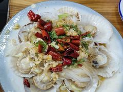 油泼扇贝-来之顺海鲜菜馆·青岛菜(栈桥店)