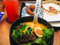 蟹黄油野生笋衣捞面-和府捞面(东直门银座店)