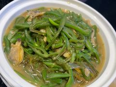 油豆角炖花甲-正德楼果木烤鸭·渔家菜(东港店)