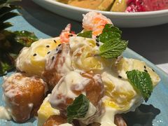 菠萝油条虾-志明眷村·台式融合菜·宵夜