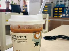 桂花拿铁-Oasis coffee燕谷咖啡(公信店)