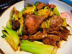 菜梗炒猪肝-菲乐餐厅(三十年经营·湖滨路店)