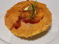 红烧花胶公配葱香饼-二十四单 淮扬新味