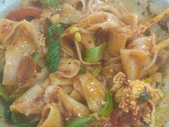 油泼面-手擀菠菜面(西康路店)