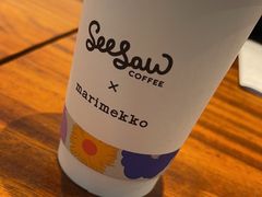 山茶桃胶拿铁-Seesaw Coffee(上海尚悦湾店)
