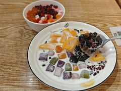 芒果椰汁仙草粿-翁林甜品