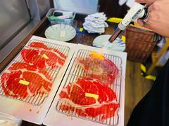 铺天盖地顶级澳牛肉火焰寿司-仙隐小鹿中華の日料(正弘城店)