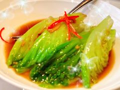 葱油灼时蔬-皇朝会.经典传统粤菜(外滩店)