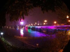 南湖大桥夜景-南宁南湖公园