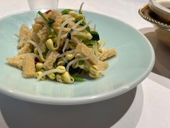 菠菜豆芽拌面筋-汉唐宴长安食府