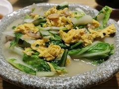 鸡蛋蛤蜊肉汆娃娃菜-萃和楼海鲜酒店(汉口路店)