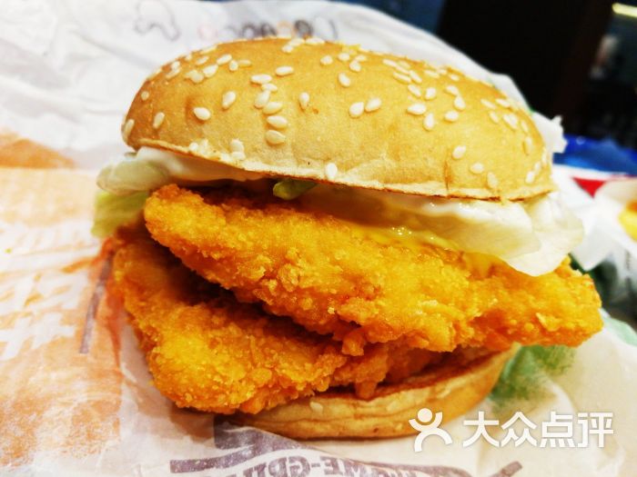 汉堡王(源著天街店)双层蜂蜜鸡排堡图片 - 第1张