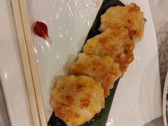 玉米花枝煎饼-中山国际酒店中餐厅