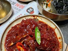 -草家酱蟹炭火烤肉店(珲春南路二店)