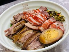 鹅肉拼叉烧饭-潮家庄潮州卤味