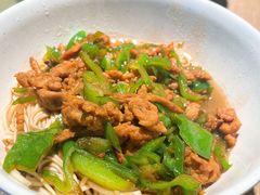 青椒肉丝盖浇面-花园茶楼(兴城西路店)