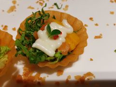 三文鱼芒果塔-渝半城经典川粤菜(重庆天地店)