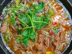 吊锅酸萝卜牛肉-新竹里馆·花园餐厅(兴苑路店)