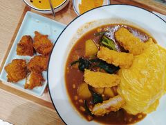 炸虾排咖喱蛋包饭套餐-池奈·咖喱蛋包饭(熙地港店)