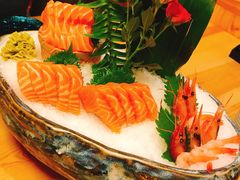 三文鱼刺身-王鼎精致料理铁板烧(世博源店)