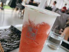 草莓冰沙-荷塘味道(水长城店)