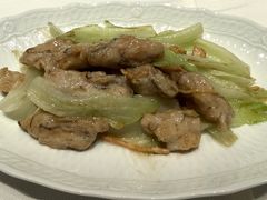 玻璃生菜梗煎炒带子鲮鱼球-炳胜私厨(中达旗舰店)