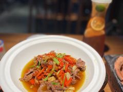 菜籽油炒衡东黄牛肉-老湘村·湖南土菜(天河维多利店)