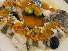 黄椒酱砂锅焗鲈鱼-粤盛海鲜平价店(洛溪食街店)