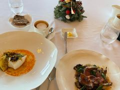 煎红鲷鱼配西蓝花佐甜大蒜柠檬汁-Jean Georges