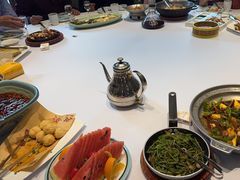 -海派美食·家宴海鲜青岛菜·石锅鲽鱼头(东方城店)