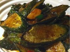 紫苏煎青瓜-绿茶餐厅(华联万柳店)
