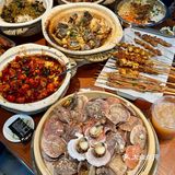 大连坠有特色的海鲜烧烤~有趣又好吃！！