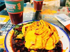 芝士滑蛋卤肉饭-港爺茶檔·茶餐厅(东晓南路店)