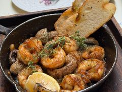 蒜香口蘑煎虾-沏点Trattoria意大利餐厅(新街口店)