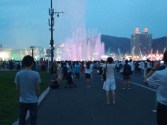 -大连星海广场音乐喷泉
