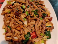 干豆角烧鸡杂（中份）-刘胖子家常菜·蹄花焖藕(兴业店)