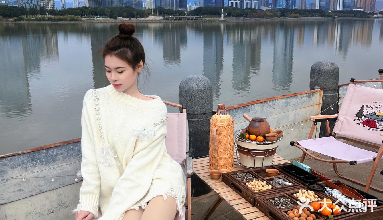 听说这家江景餐厅 出了一个围炉煮茶下午茶tc🫖