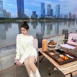 听说这家江景餐厅 出了一个围炉煮茶下午茶tc🫖